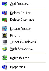router menu