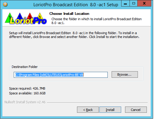 loriotpro directory installation