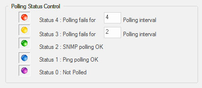 snmp polling status