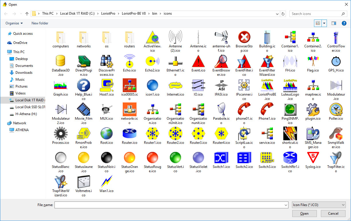 workstation and server icon