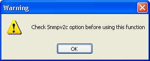 snmp v2c not selected