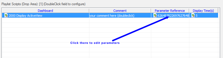 edit template parameter in playlist